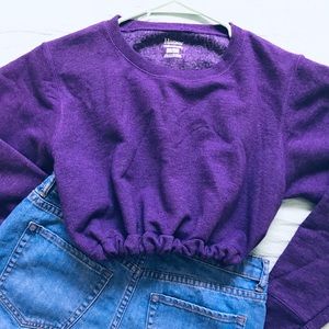 Cropped Sweatshirt NWOT.